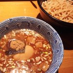 つけ麺 天海 - かつお強（ごう）麺　あつもり　味玉。