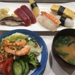 登鮨 - ランチ にぎり 1080円