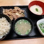 Yoshinoya - 牛麦とろ御膳￥630