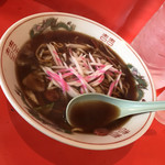 みかさ食堂 - スープ入り焼きそば(^^)