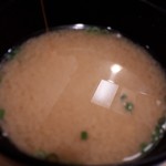 は満寿司 - 味噌汁(海老の頭)
