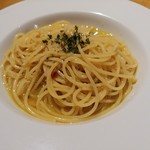 洋食イタリアン ソルトペッパー - アヒージョを使ったペペロンチーノ 550円