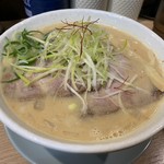 布施 細見商店 - 酒粕味噌ラーメン（大盛）（￥900）