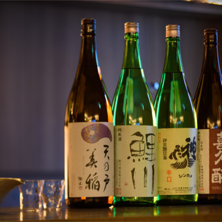 定番から稀少な一本まで◆季節に応じて厳選した全国の"日本酒"