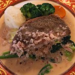 洋食 川里庵 - 金目鯛のクミン焼き　シェリー酢ソース