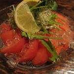 Japanese Dining 真 - 冷やしトマトの塩ジュレ