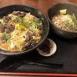 千吉里庵 - 炙り餡掛け親子丼定食