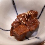 Gyuutan Sumiyaki Rikyuu - 牛たん定食・3枚(1650円)　牛たんの佃煮