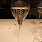 レストラン ラリューム - ダニエル・デュモン 泡が美しいですね♪