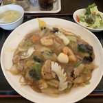 熊猫 - 五目あんかけ焼麵
