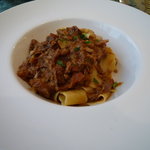 ラ タベルネッタ アッラ チヴィテッリーナ - ＜2009年1月＞ウサギのラグーソースをパッパルデッレで（ジロール茸いり）