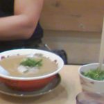 天下一品 JR尼崎店 - 並こってり　超カタメン、スープ大、ネギ大別皿（有料オプション）