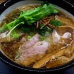 西天満 麺乃家 - 麺乃家らーめん(新味)　680円　チャーシュー増し150円