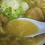 手打ちラーメン 森清 - 腹脂って他の店じゃ聞きませんね。腹脂チャッチャ系とかね。