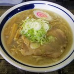手打ちラーメン 森清 - 腹脂塩ラーメン 大！どうせ美味いだろう。