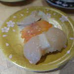 海転寿司 丸忠 - 貝3種盛り×2(680円+税)