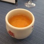 ララシャンス ベルアミー - 料理の茶碗蒸しにはフカヒレが使ってありました。