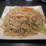 赤門 - 塩焼きそば(刀削麺)