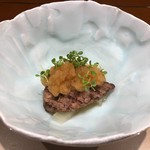 寿司と日本料理 銀座 一 - 和牛のステーキ