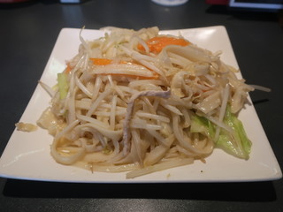 赤門 - 塩焼きそば(刀削麺)