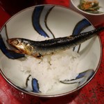 草喰 なかひがし - めざし載っけご飯♪