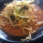 町田商店 - 別の日に食べた旨辛チゲラーメン。結構辛い！