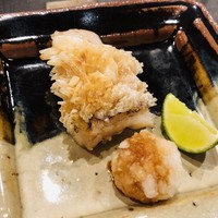 よし澤 - グジの松毬焼き 山口県萩産甘鯛 鬼おろし スダチ