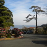 伊豆網代温泉　松風苑 - 本館玄関前からの相模湾の眺め