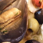 RISTORANTE REGA - アクア・パッツァ；アップ；ムール貝が柔らか～
