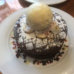 カフェ アクイーユ - ショコラクッキーパンケーキ