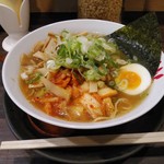しゅんしゅんめん - キムチラーメン＆メンマ