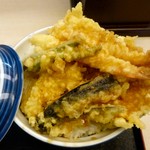 天丼あきば 北千住店 - 海鮮野菜天丼 ￥500