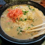 博多とんこつ 天神旗 - 替え玉in極老