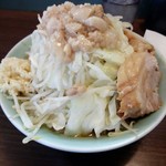 かじろうramen7 - ラーメン小、野菜＆にんにく増し、アブラマシマシ