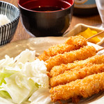串カツ定食/味噌串カツ定食