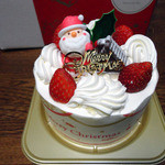 銀座 コージーコーナー - 2011クリスマスケーキ　４号苺クリーム　2200円