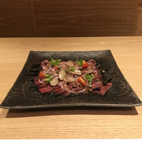 神戸牛 しゃぶしゃぶ おもき 離れ 銀座店 - 神戸牛カルパッチョ。
                    美味し。
