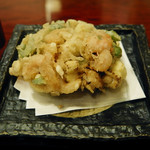 銀座 本陣房 - かき揚げ