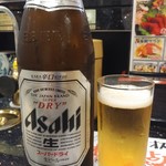 独楽寿司 - スーパードライ中瓶480円