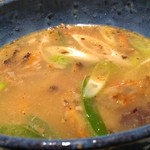 かきと旬鮮料理とおそば 開 - きんきスープ