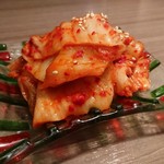 水七輪炭火焼肉 北浜にくや - 白菜キムチ