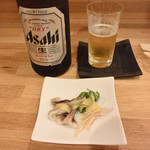 千代娘 - ビール＆お通し