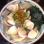 丸亀製麺 - はまぐりうどん並のアップ