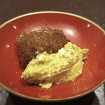 馳走 啐啄一十  - 毛蟹コンソメ(殻を8時間煮てエキスを抽出したもの)