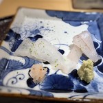 馳走 啐啄一十  - ⑥虎魚(40時間寝かせ、80%放血) 、白鱚(5日寝かせ)