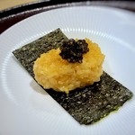 馳走 啐啄一十  - 雲丹ご飯、フレッシュキャビア載せ