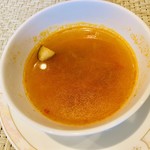 Mimasaka Kitchen -  今までいただいたことのないタイプの美味しいコンソメスープ