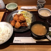 みちのく - 2019.6.24  青森銘柄鶏「桜姫」唐揚げ定食