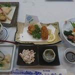 秩父別温泉ちっぷゆう&ゆ - 先出しの料理です