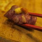 あもん ヨコ - 本日の囲炉裏焼喰らう